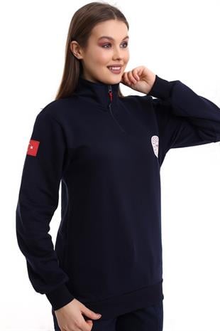 Paramedik Sweatshirt Uzun Kol Lacivert