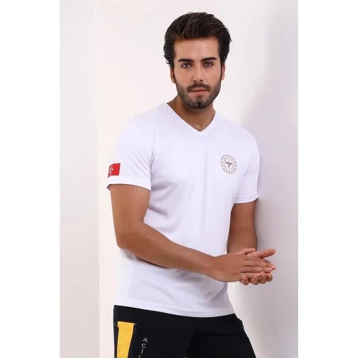 112 Acil Sağlık Dry Touch Kumaş T-Shirt Beyaz Unisex