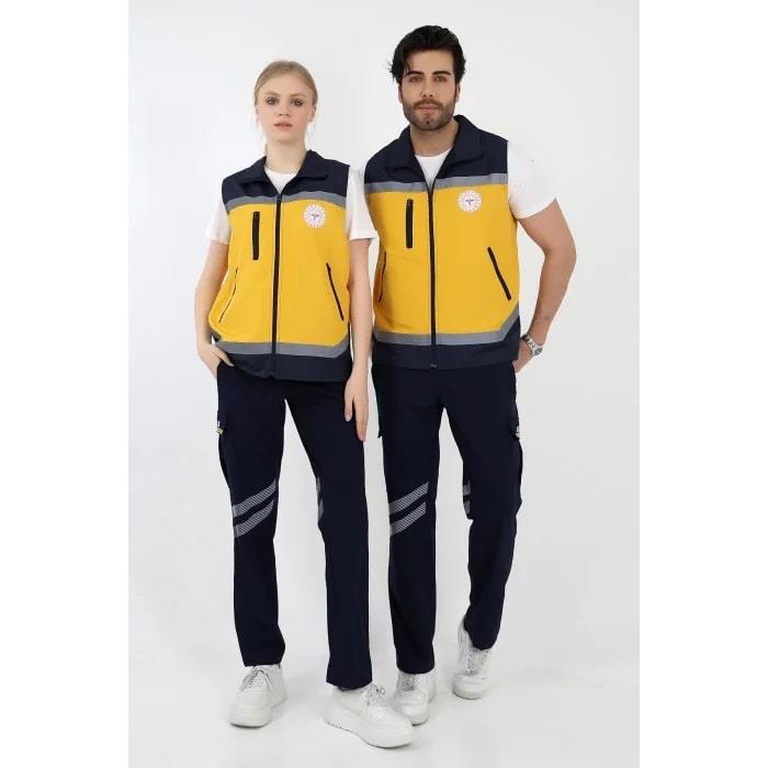 112 Acil Sağlık Yelek Sarı Unisex