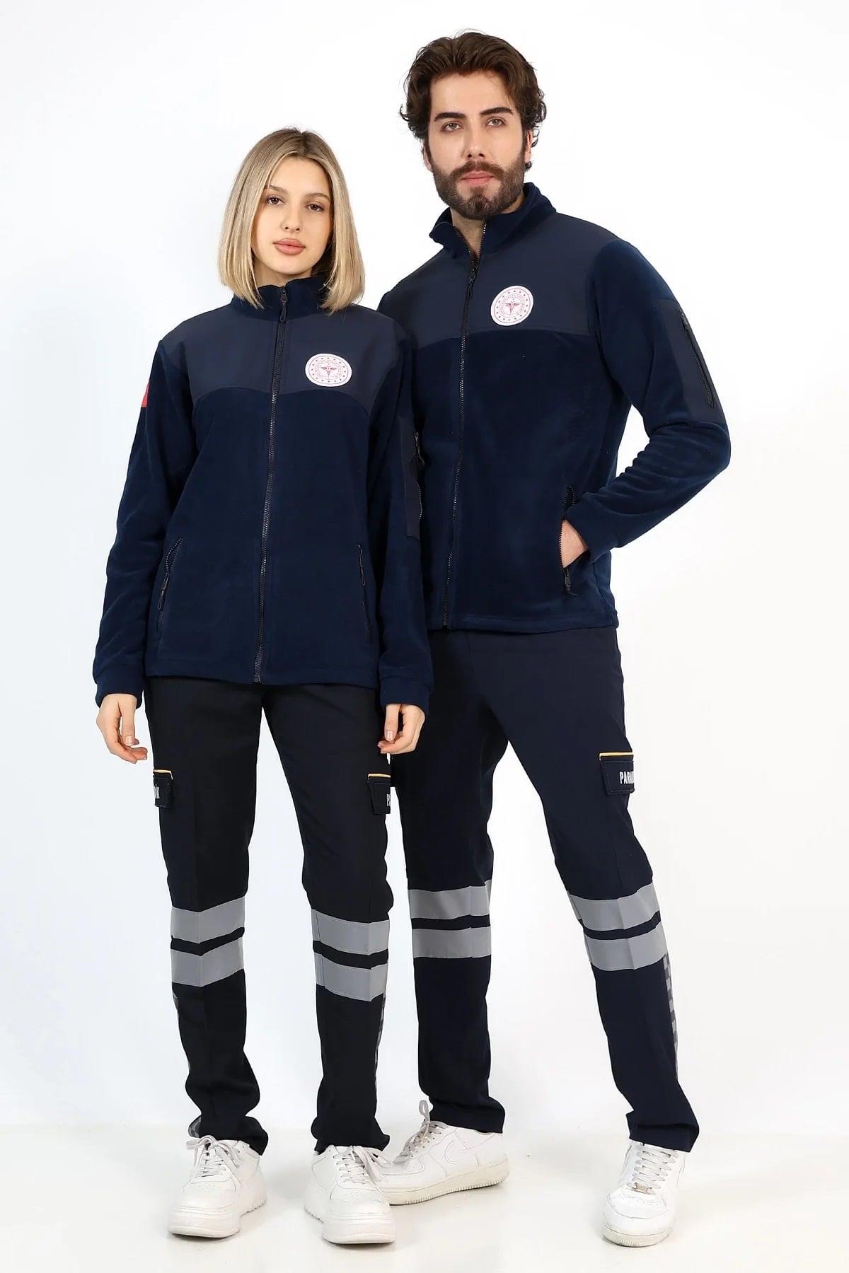 Acil Sağlık Mont - Robalı Lacivert Unisex