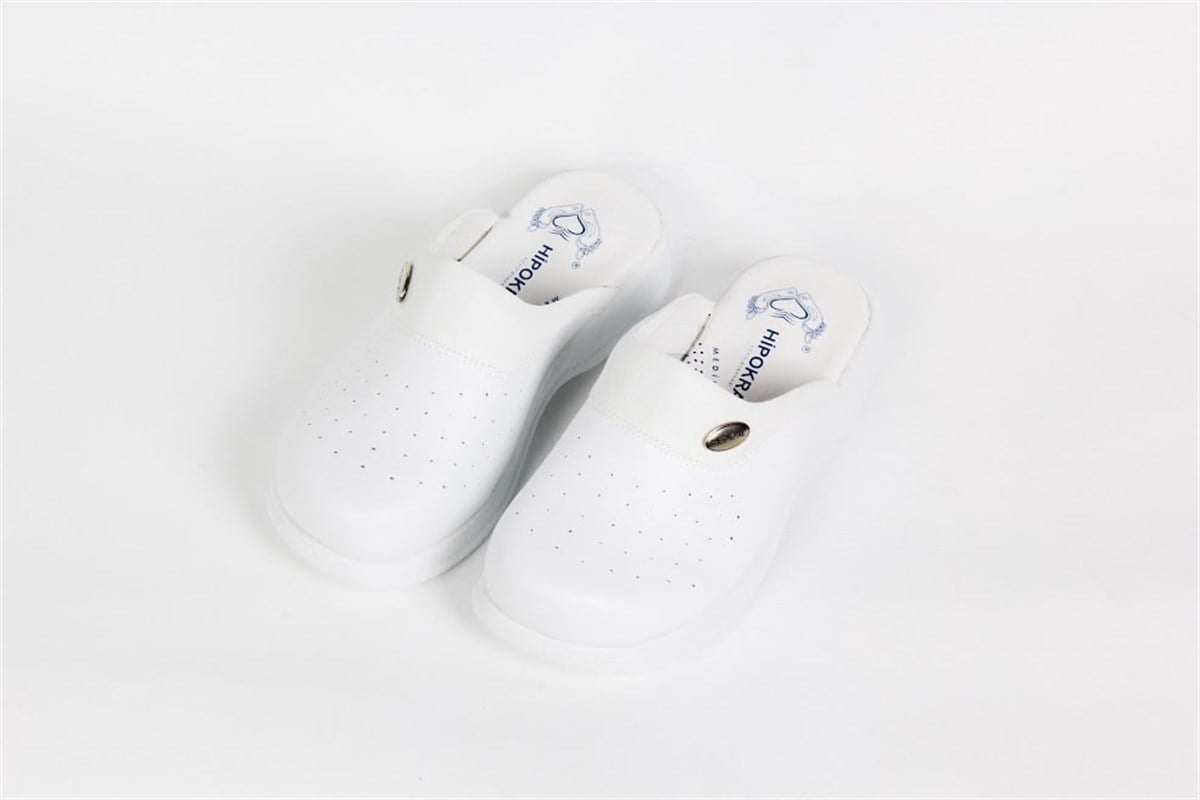 Bayan Sabo Terlik Beyaz