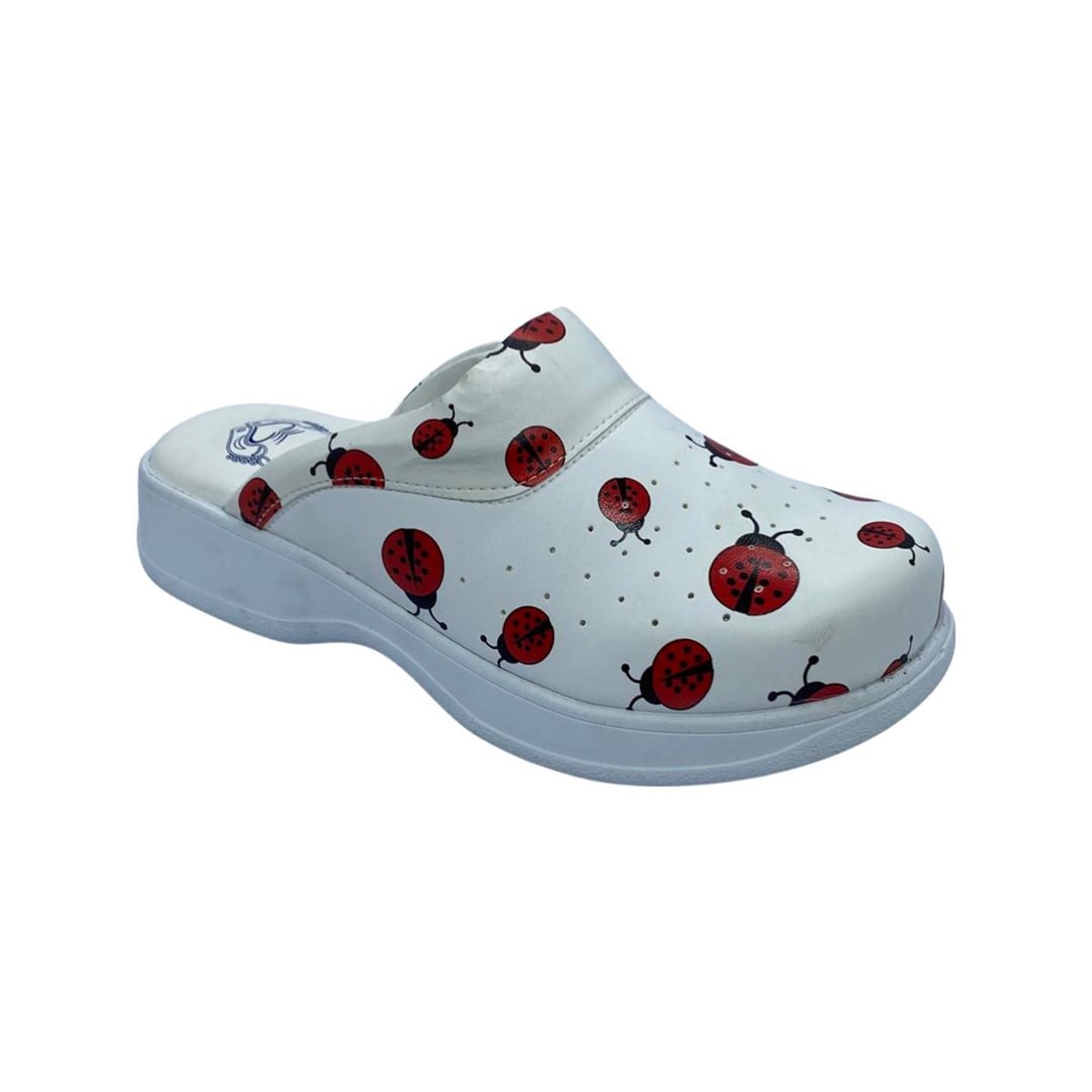 Bayan Sabo Terlik Uğur Böceği Desenli