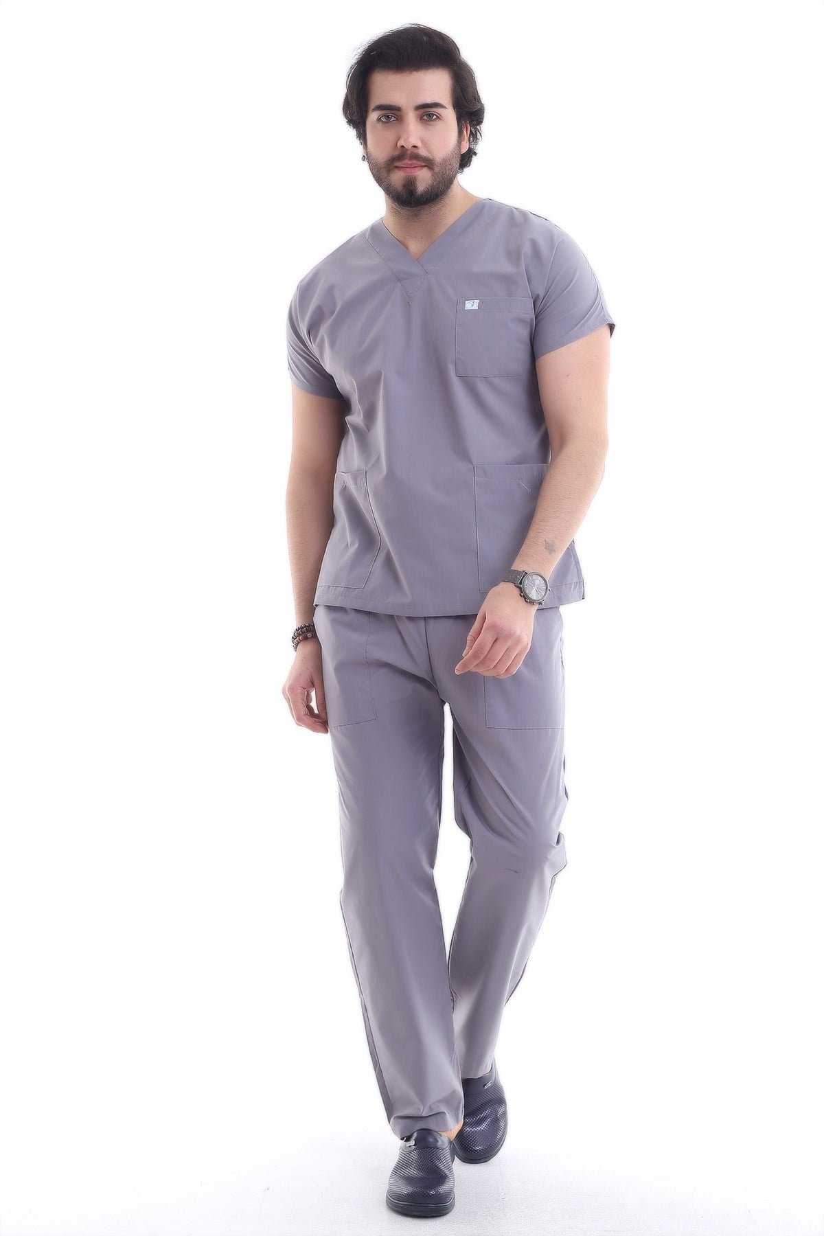 Erkek Doktor Forması Gri