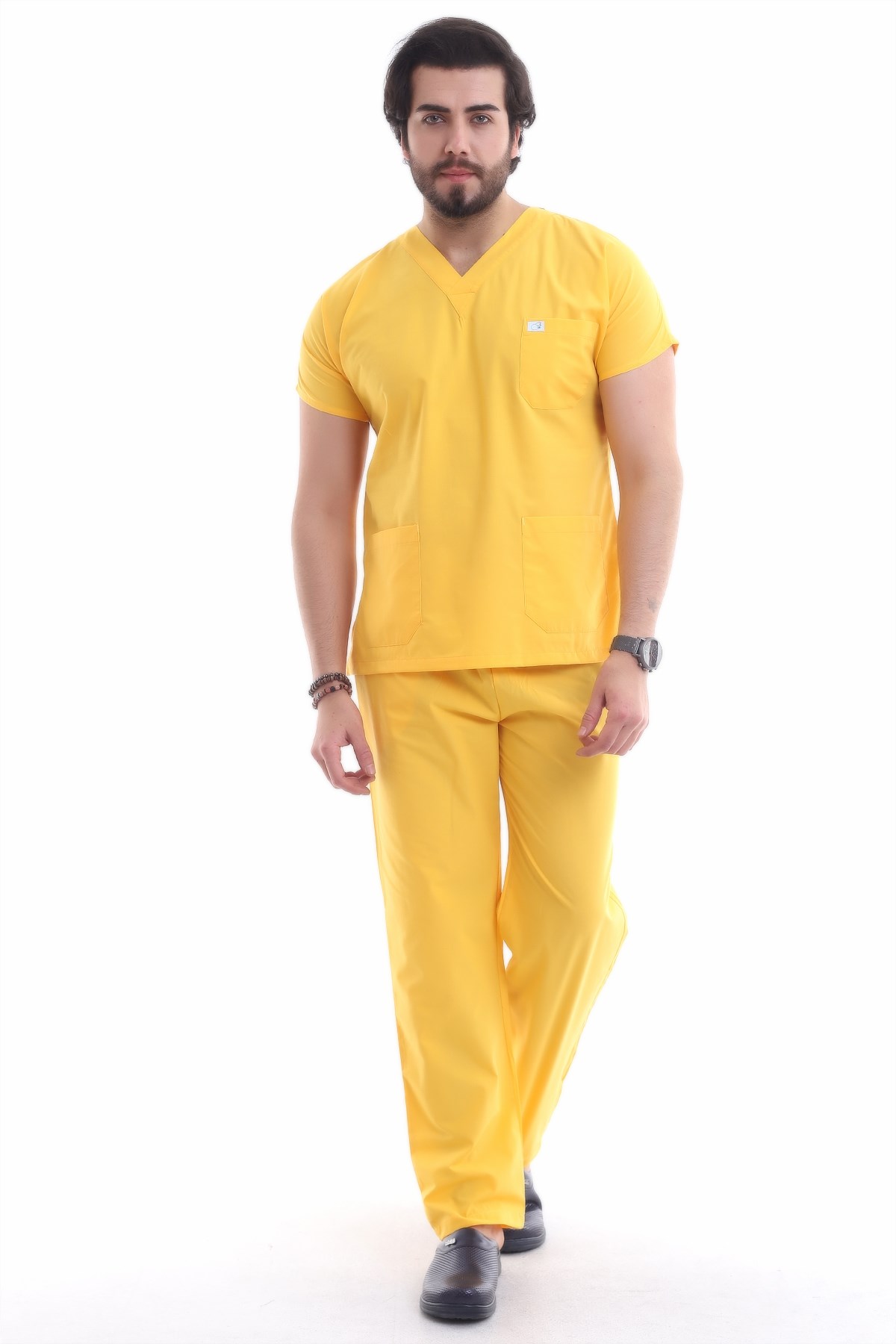 Erkek Doktor Forması Sarı