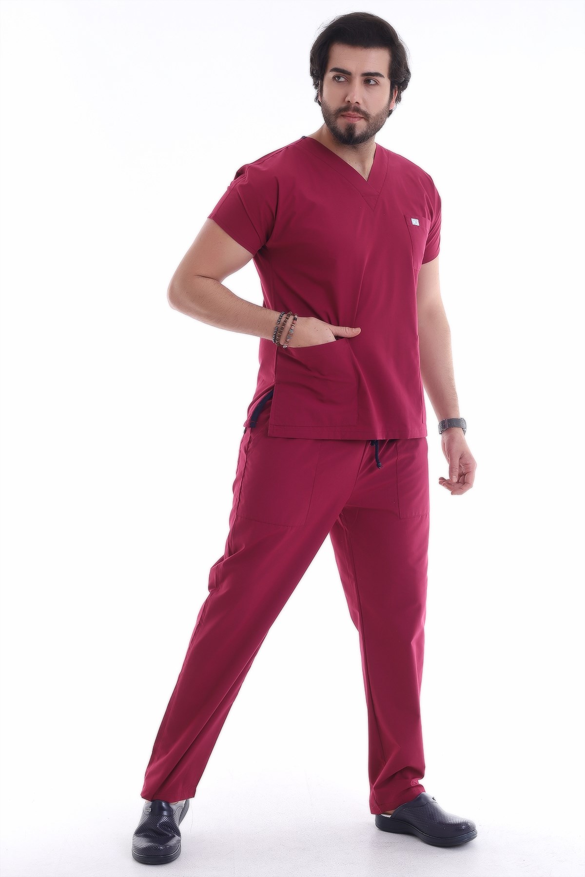 Erkek Doktor Forması Vişne Çürüğü