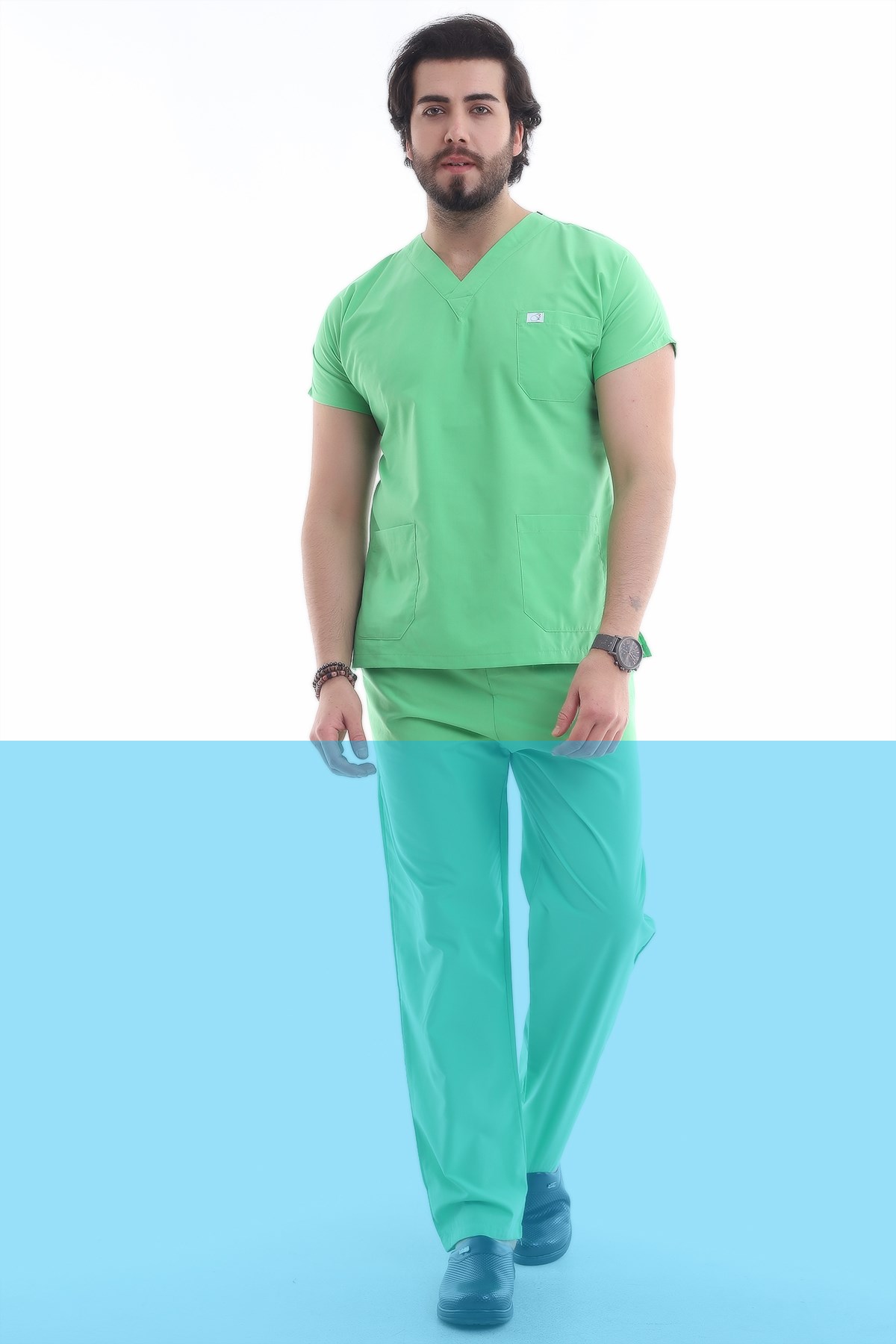 Erkek Tek Üst Forma Fıstık Yeşili