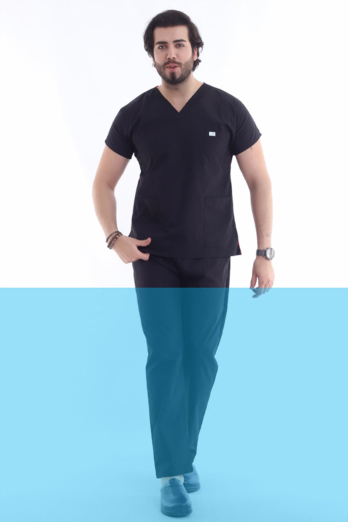 Erkek Tek Üst Forma Koyu Yeşil