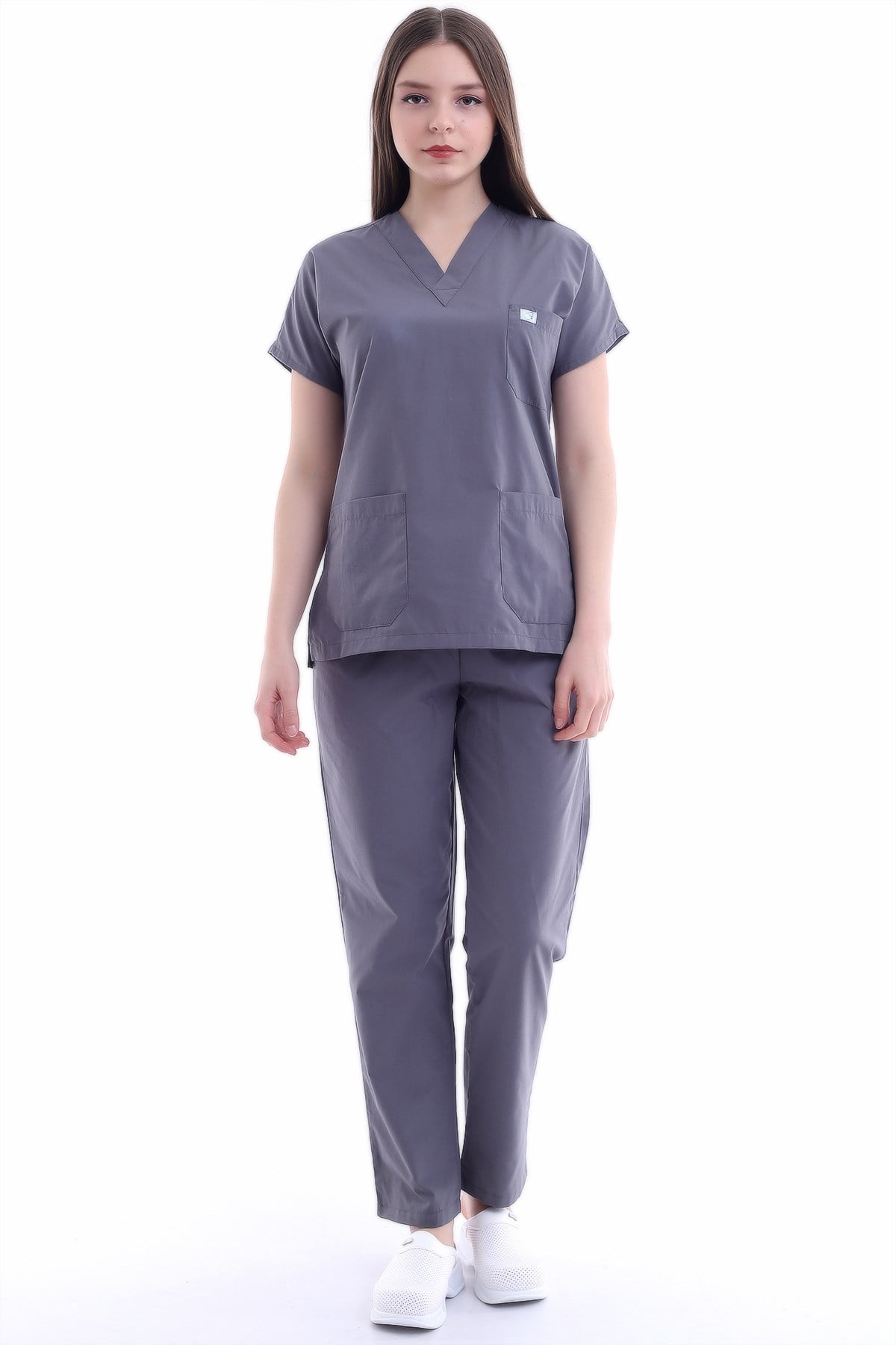 Kadın Doktor Forması Gri