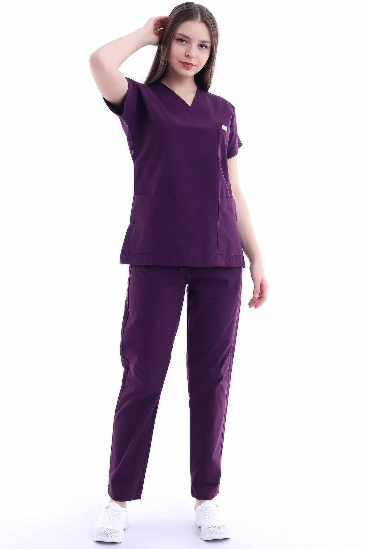 Kadın Doktor Forması Mürdüm