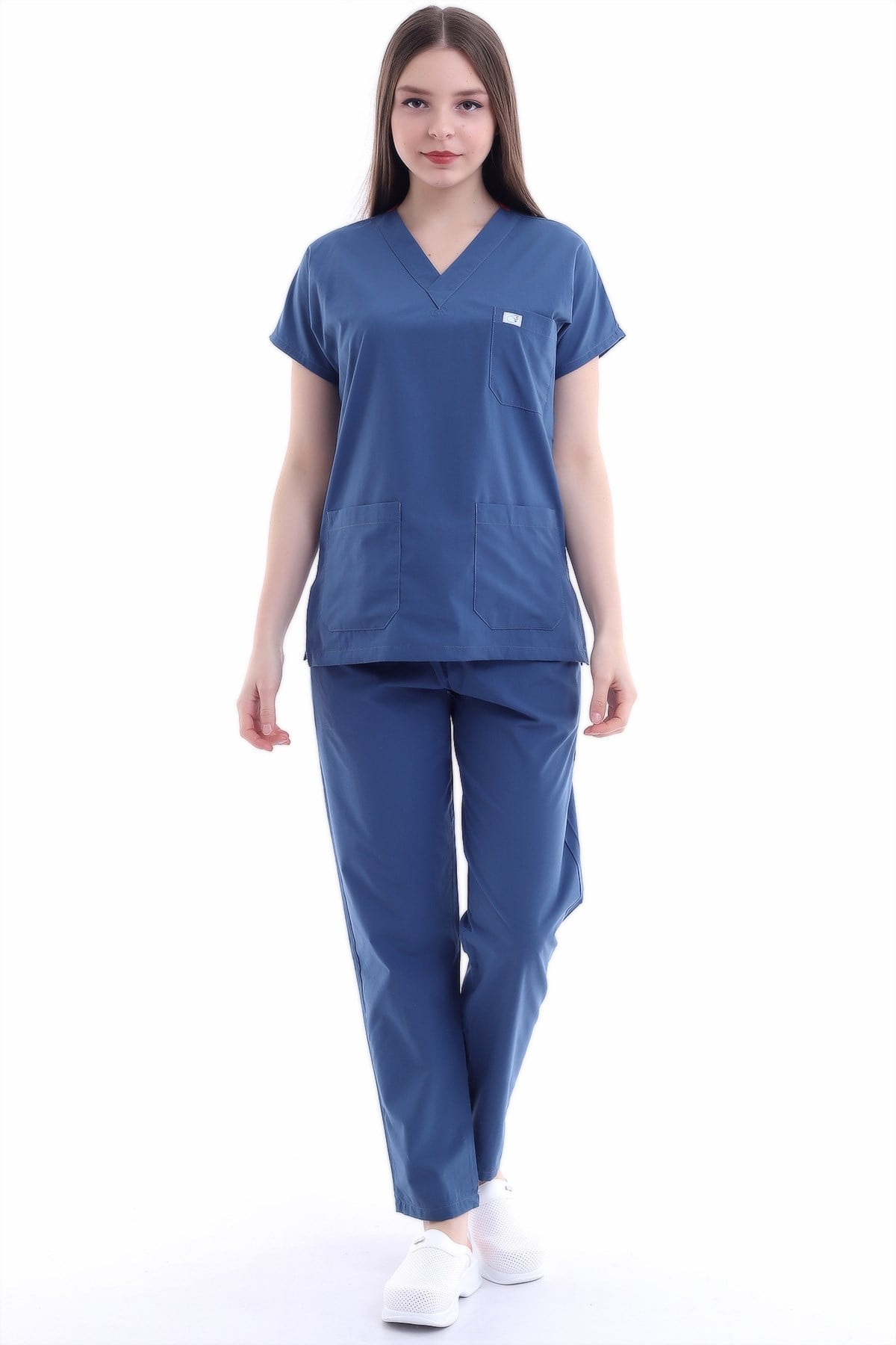 Kadın Doktor Forması Orta Mavi