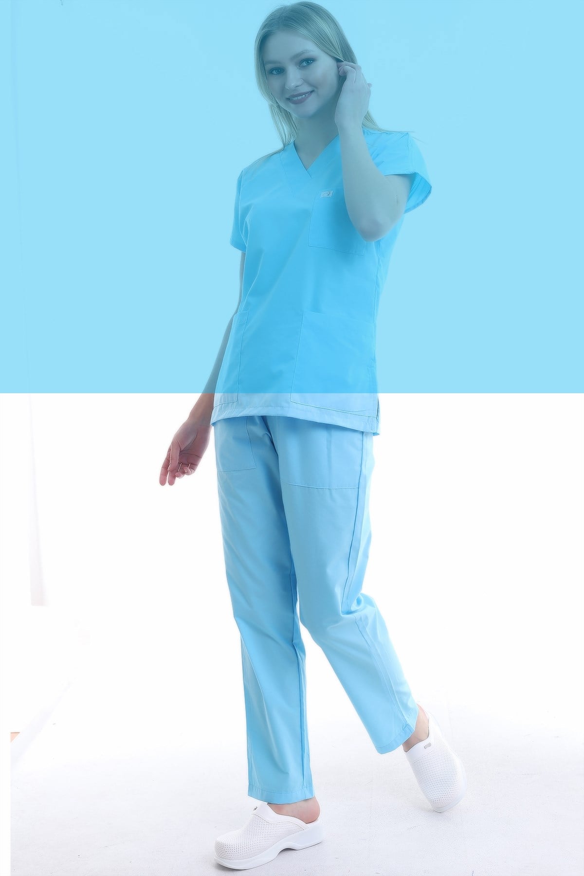 Tek Alt Forma Açık Turkuaz