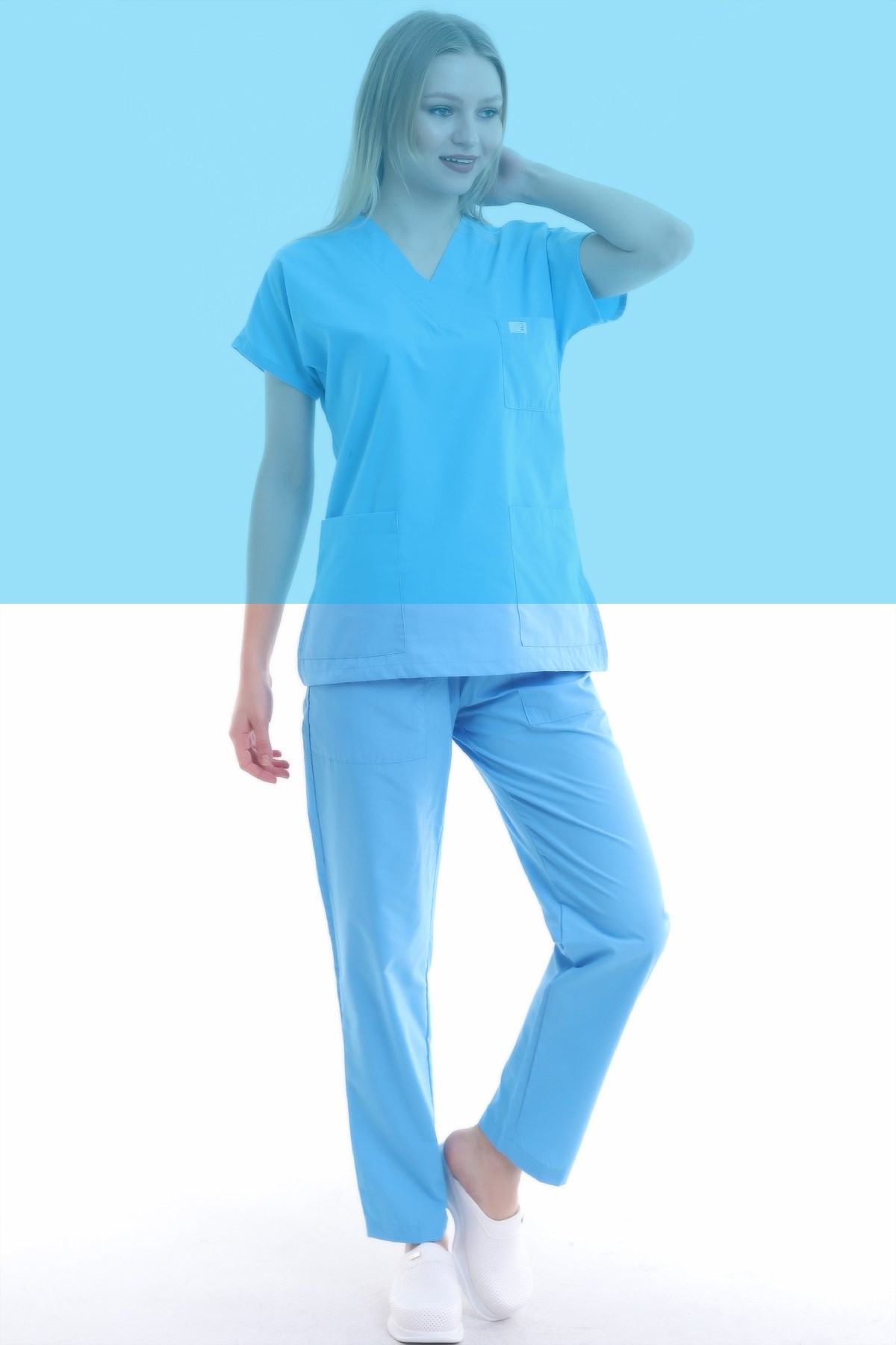 Tek Alt Forma Koyu Turkuaz