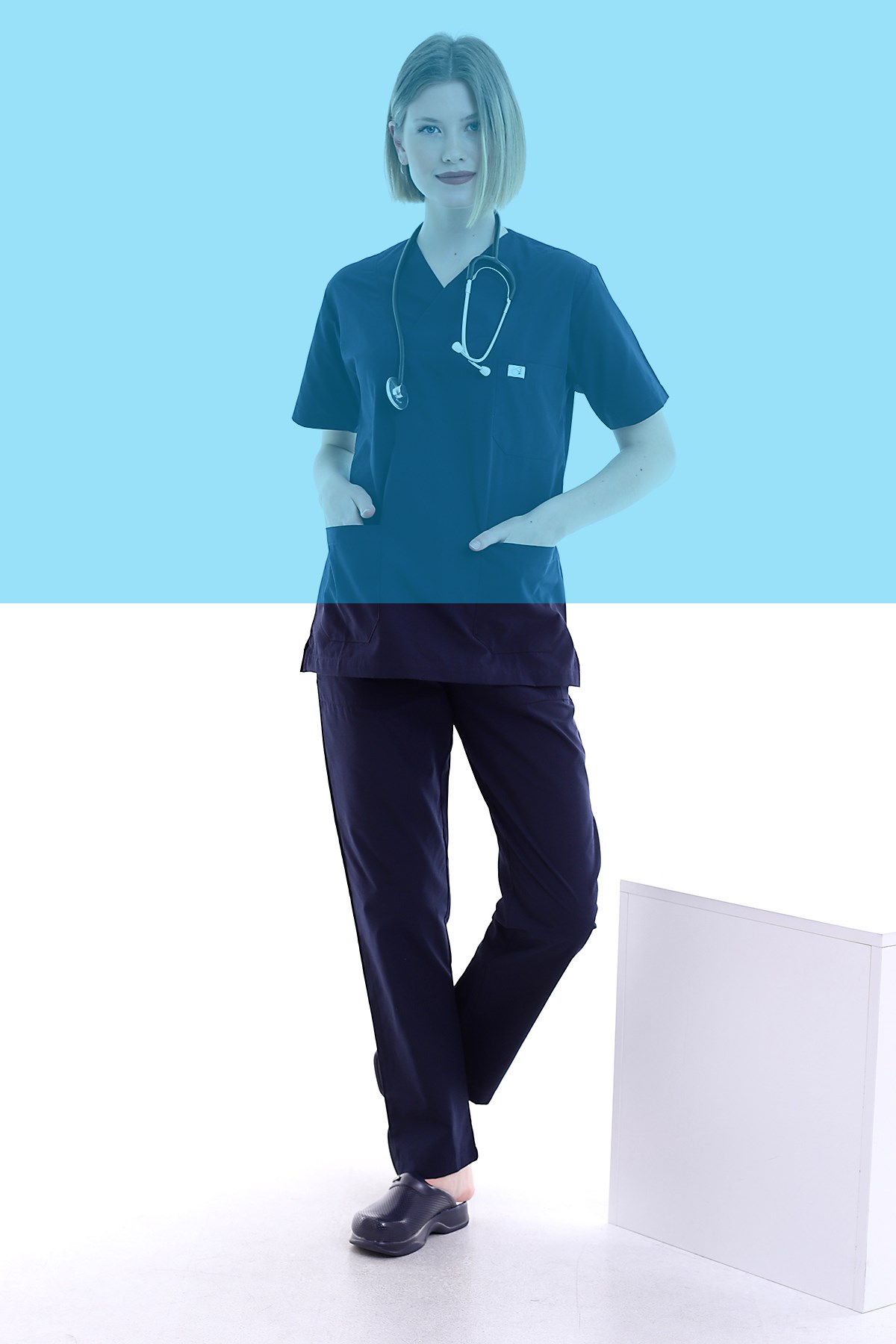 Tek Alt Forma Lacivert