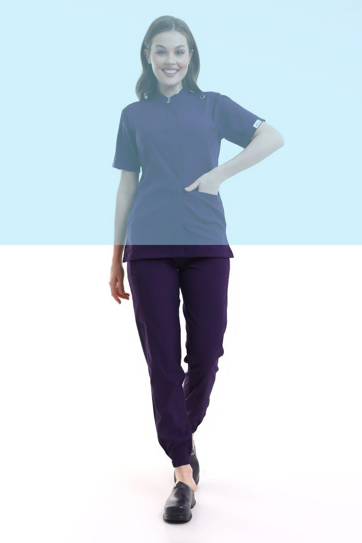 Tek Alt Likralı V Flex Mor Forma