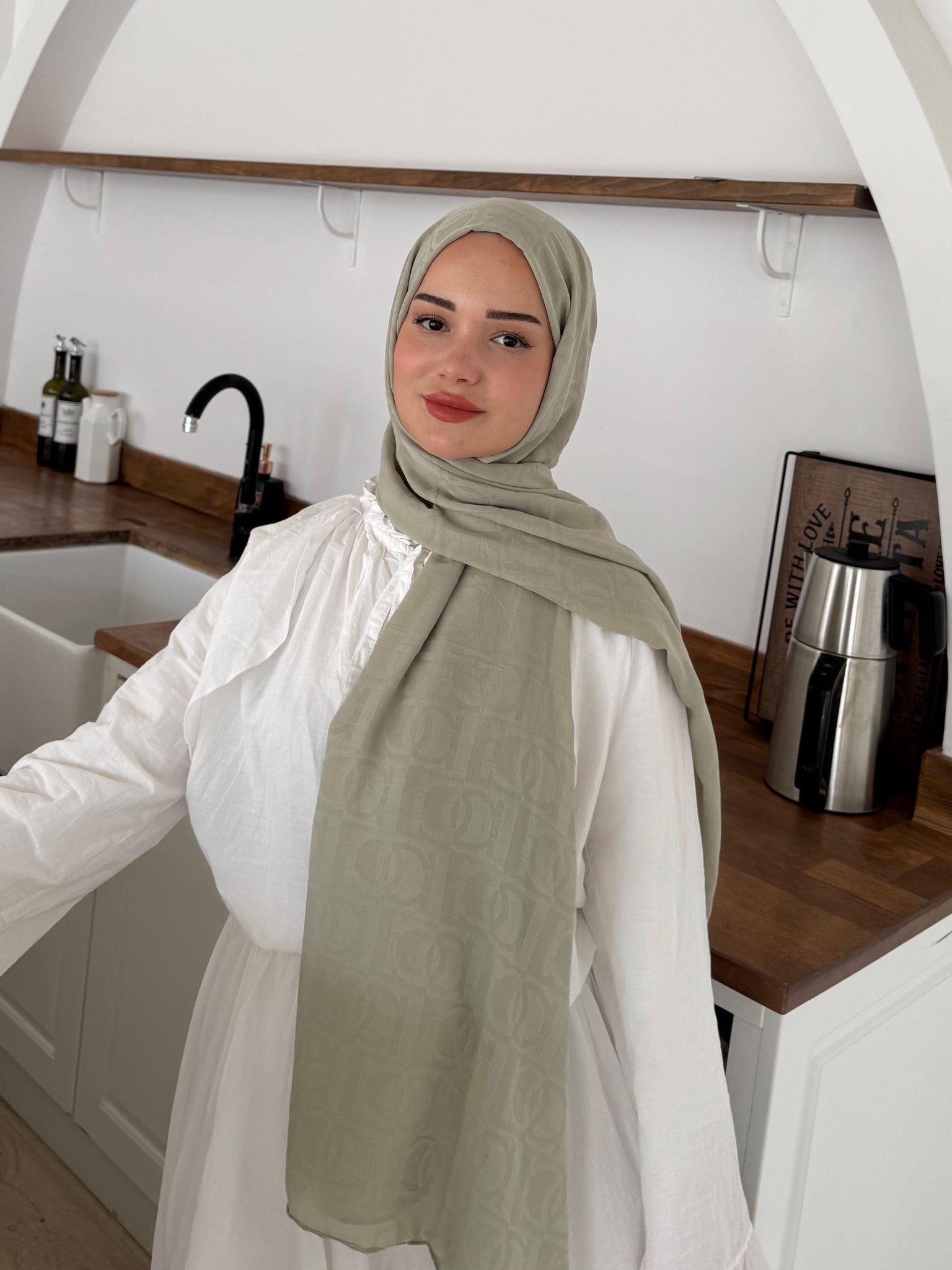 ZİNCİR DESEN KRAŞ İĞDE YEŞİL