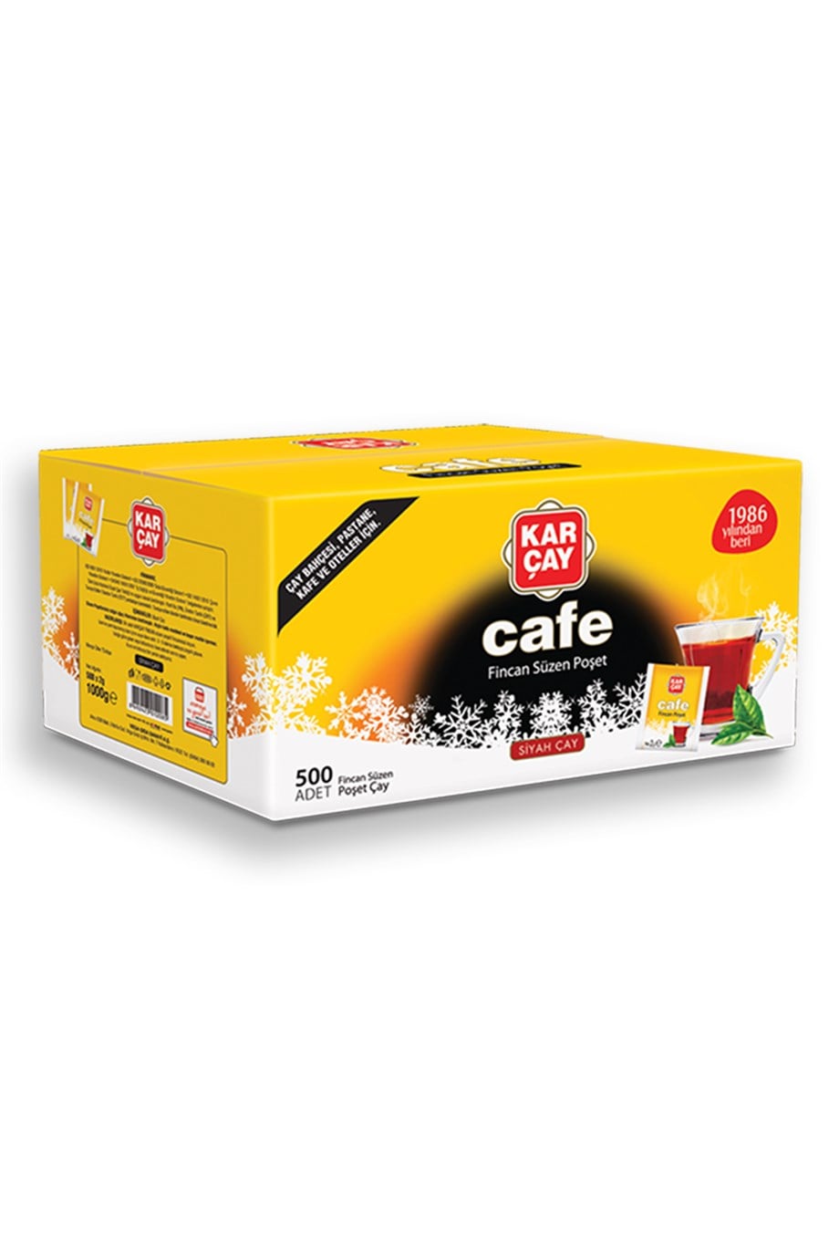 Karçay Cafe Fincan Süzen Poşet Çay 1000Gr (500 Adet x 2Gr)