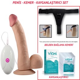Lovetoy 23cm Yeni Nesil Belden Bağlamalı Titreşimli Realistik Penis Vibratör