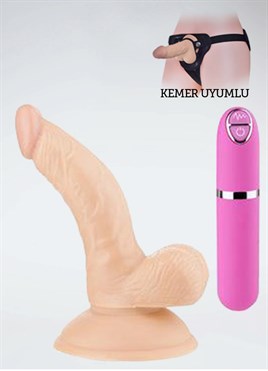 G Girl Style 10cm Titreşimli Realistik Penis Vibratör