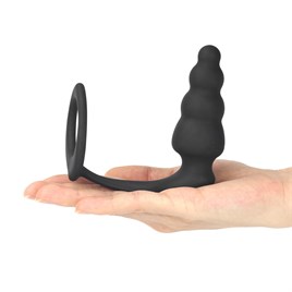 Lovetoy Penis Halkalı Anal Penetratör Plug Tıkaç Mastürbatör