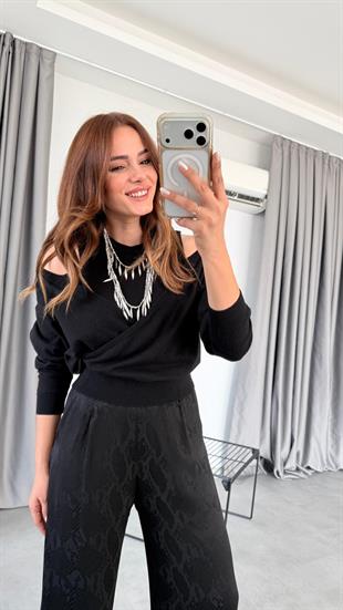 Keila İçi Süveter Ceketli İkili Takım