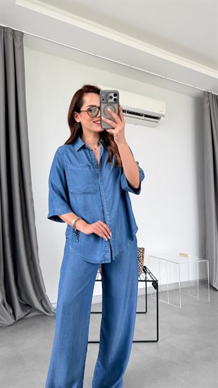 Pamela Gömlek Pantolon Takım