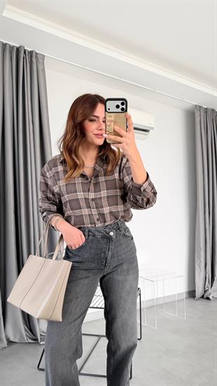 Amanda Ekoseli Gömlek