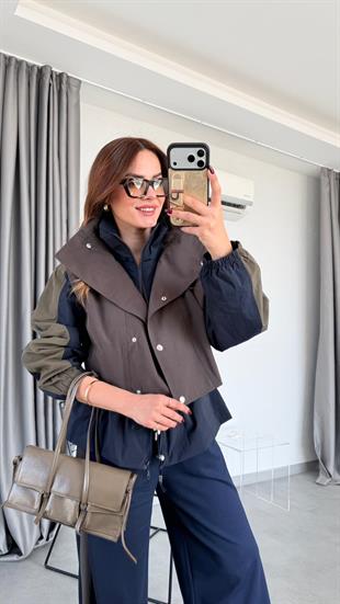 Dima Garnili Şerit Detaylı Tasarım Takım