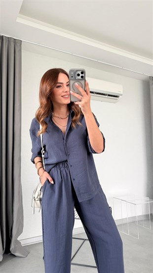 Reyna Gömlek Pantolon Takım