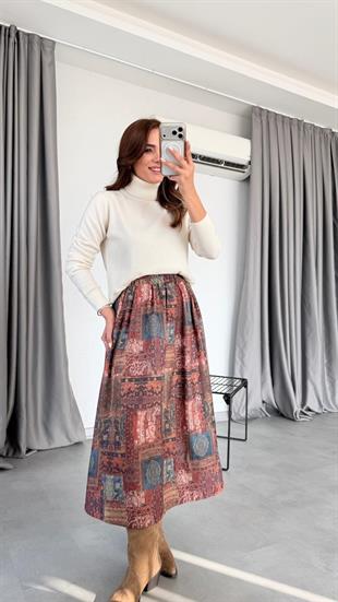 Valentina Kaşmir Balıkçı Yaka Kazak