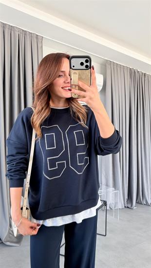 Wilma Yazı Baskılı Sweatshirt