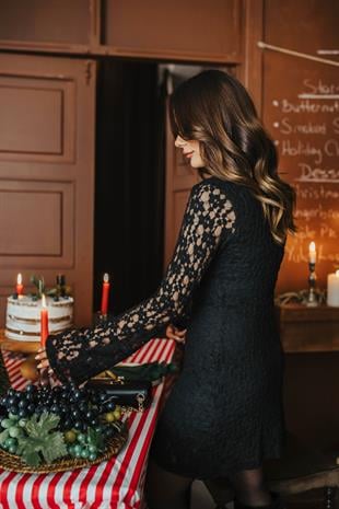 Mini İspanyol Kol Elbise