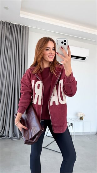 Bordo Weno Oversize Sweathsirt