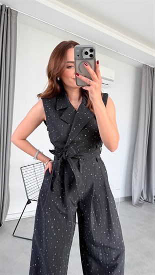 Flora Belden Bağlama Detaylı Pantolon Takım