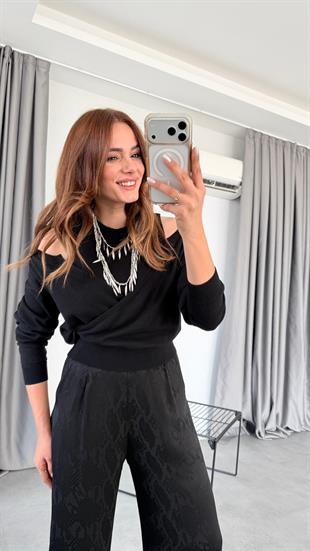 Keila İçi Süveter Ceketli İkili Takım