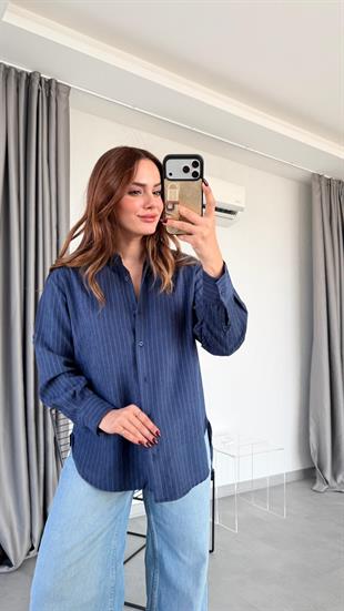 Alex Modal Çizgili Gömlek