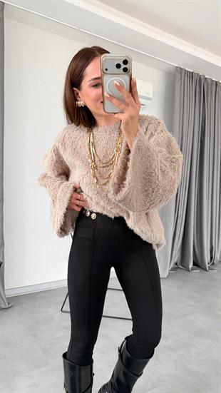 Çıtçıt Detaylı Çelik Tayt