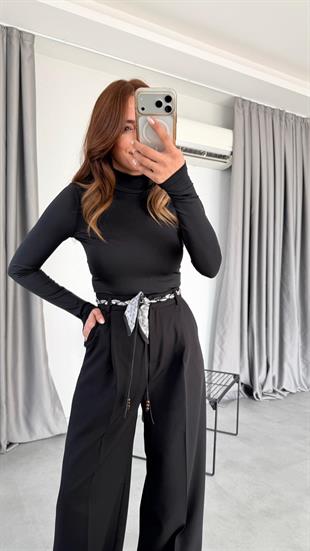 Kayle Fular Kemerli Pantolon