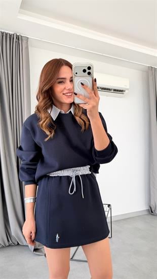 Aria Gömlek Yaka Sweatshirt