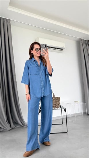 Pamela Gömlek Pantolon Takım