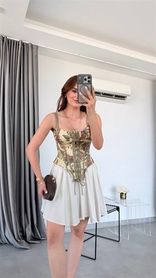 York Mini Kloş Şortlu Etek