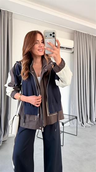 Rue Garnili Kapüşonlu Tasarım Takım