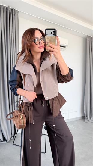 Dima Garnili Şerit Detaylı Tasarım Takım