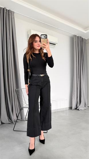 Roger Önü Dikiş Detaylı Jean