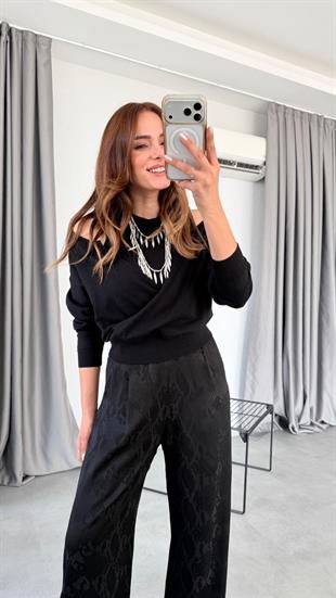 Keila İçi Süveter Ceketli İkili Takım