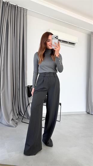 Seul Pileli Palazzo Pantolon