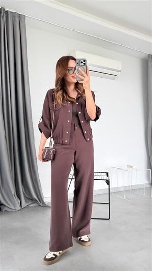 Lina Bomber Ceket Pantolon Takım