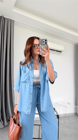 Pamela Gömlek Pantolon Takım