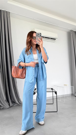 Pamela Gömlek Pantolon Takım