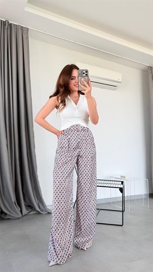 Desenli Fernan Mango Pantolon
