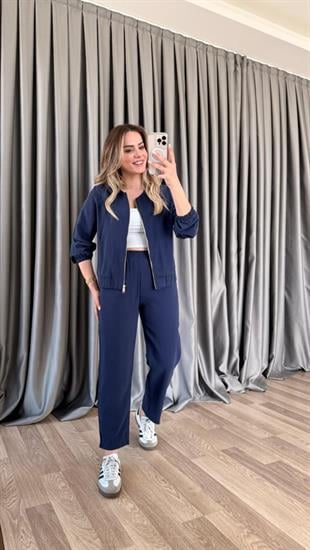 Lexi Fermuarlı Beli Lastikli Takım
